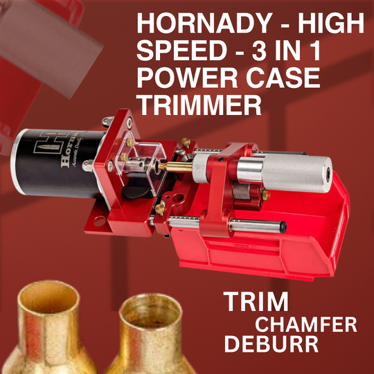 Hornady - High Speed - 3 in 1 Power Case Trimmer